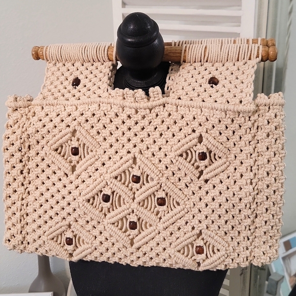 🆕️ Virginia Wolf Sadie Macrame Bag - Picture 3 of 10